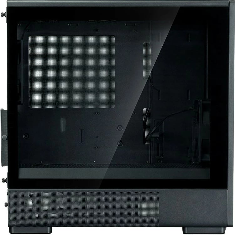 Kasë Zalman P10 NAMU, Mini Tower, Micro ATX, e zezë, me elemente druri