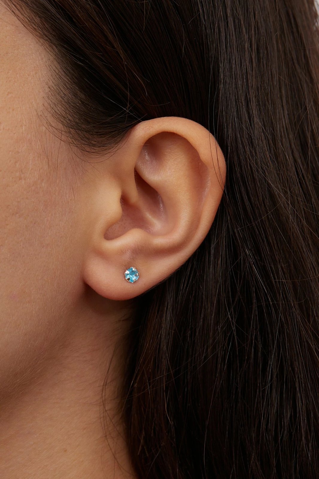 Vathë argjendi Elika, ngjyrë kaltër, ELKMD50529