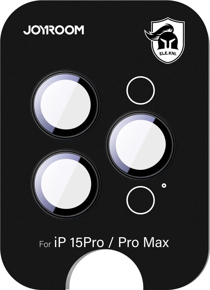 Mbrojtës xhami Joyroom JR-MFY0244 për lente të iPhone 15 Pro/15 Pro Max, grafit
