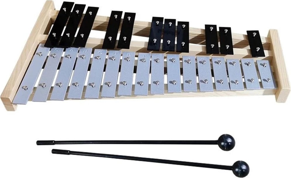 Set zilesh V-tone DC 27, metal, i zi/argjendtë