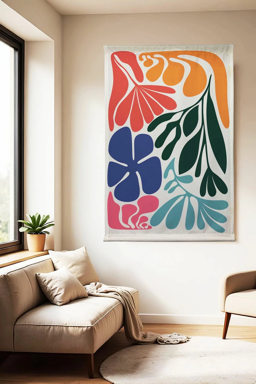 Pikturë dekorative poliestër Wallity, Polybaby 4, 70x120