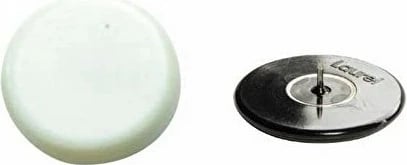 Thumbtacks WEDO Laurel 2703 30mm 4 copë, bardhë/zezë