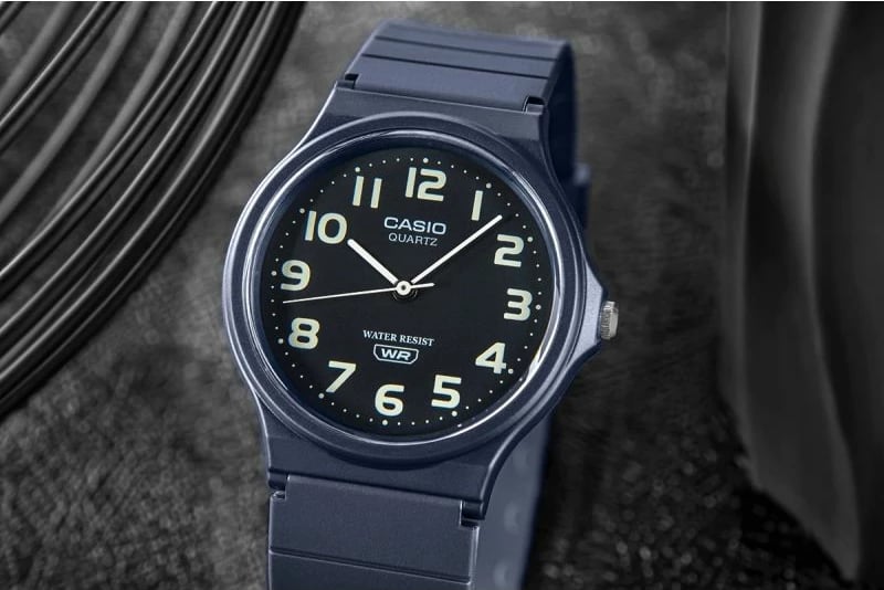 Orë dore Casio, navy blue