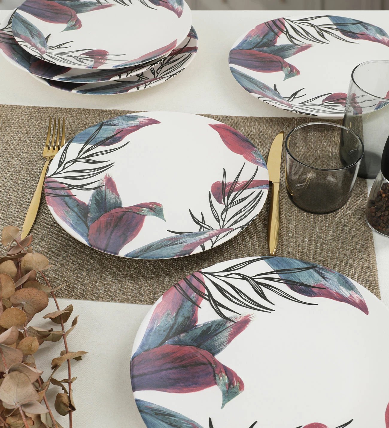 Set pjatash shërbimi (6 copë), Hermia Concept, ST040106F022AJ47301MAS3T00