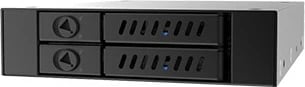 Rack për disk 2.5" Chieftec CMR-225, për kasë rrjeti/server, i zi