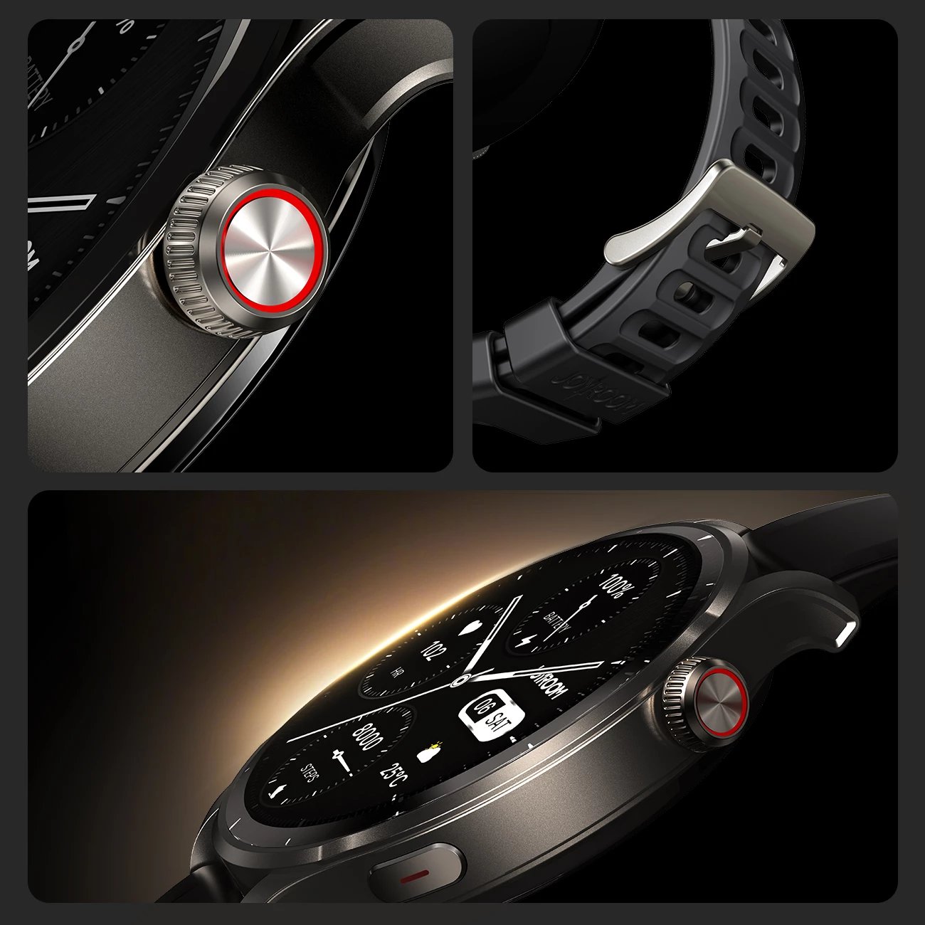 Smartwatch Joyroom JR-FV1 Venture Series, 1.43" AMOLED, 300 mAh, Bluetooth 5.3, i zi