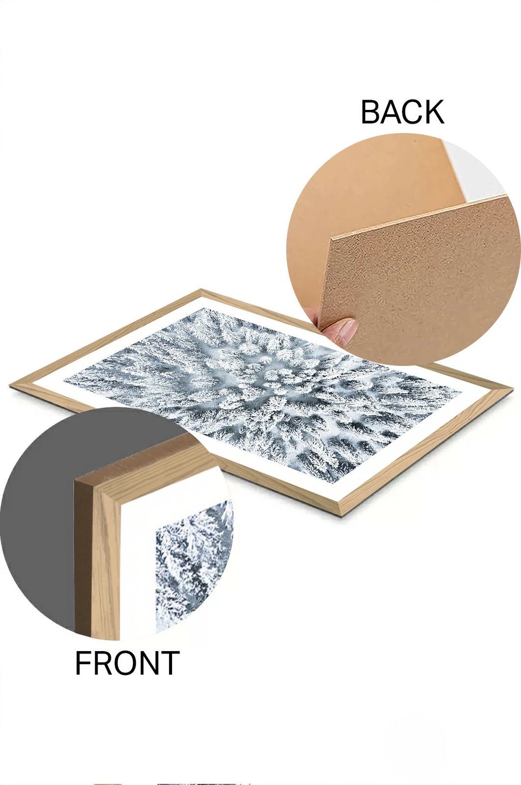 Pikturë dekorative Wallity, shumëngjyrëshe, Tekhammdf11, 33x48cm