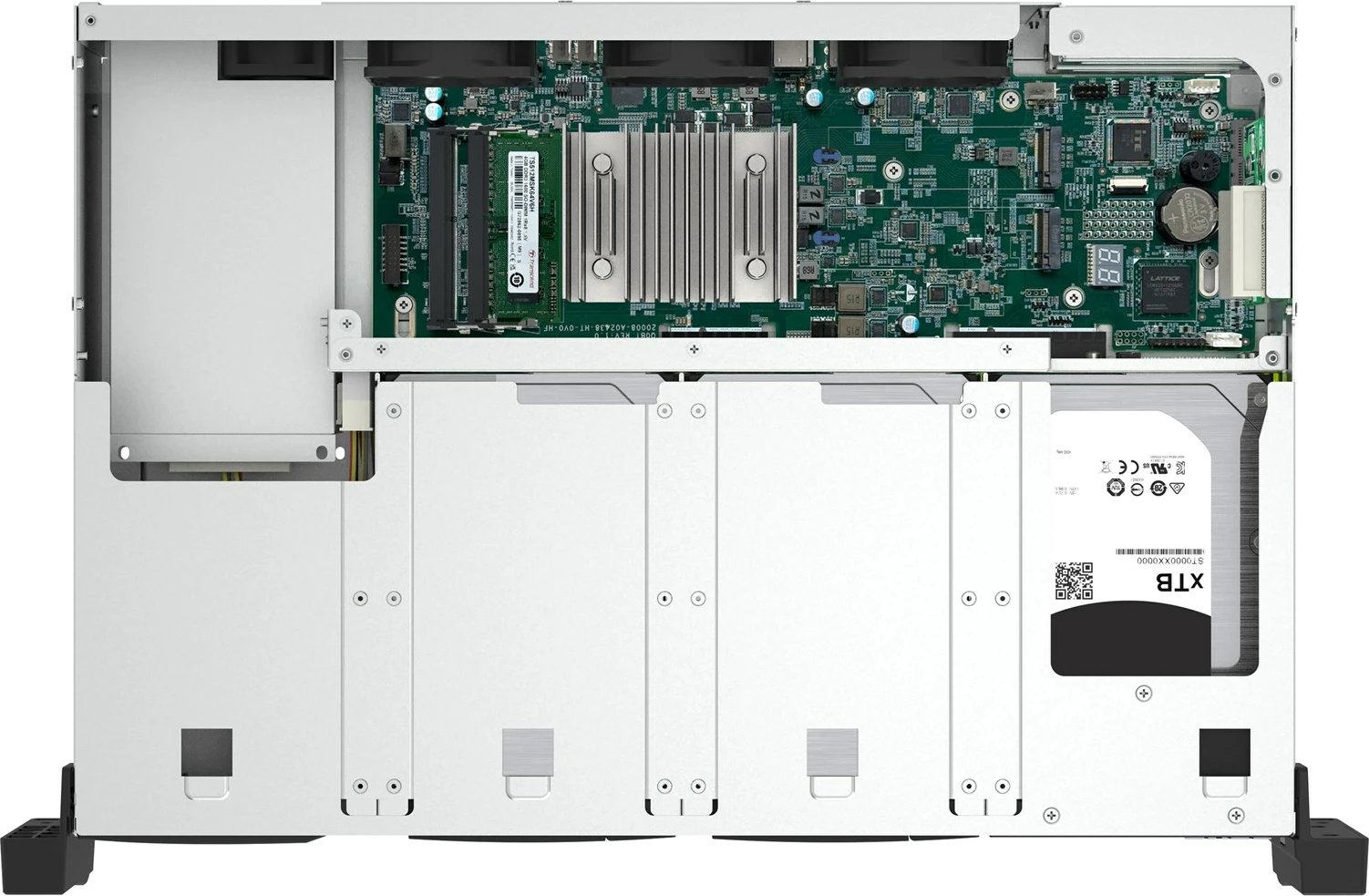 NAS server QNAP TS-855eU-8G, 2U, 8x2.5"/3.5" SATA, Intel Atom C5125, 8GB RAM, 2x2.5GbE, i zi