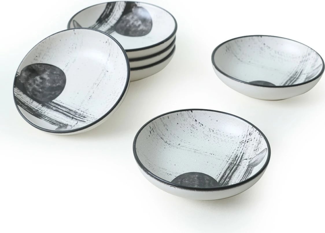 Set tasash për salcë (6 copë), Hermia Concept, X00017451, ngjyrë e bardhë mat