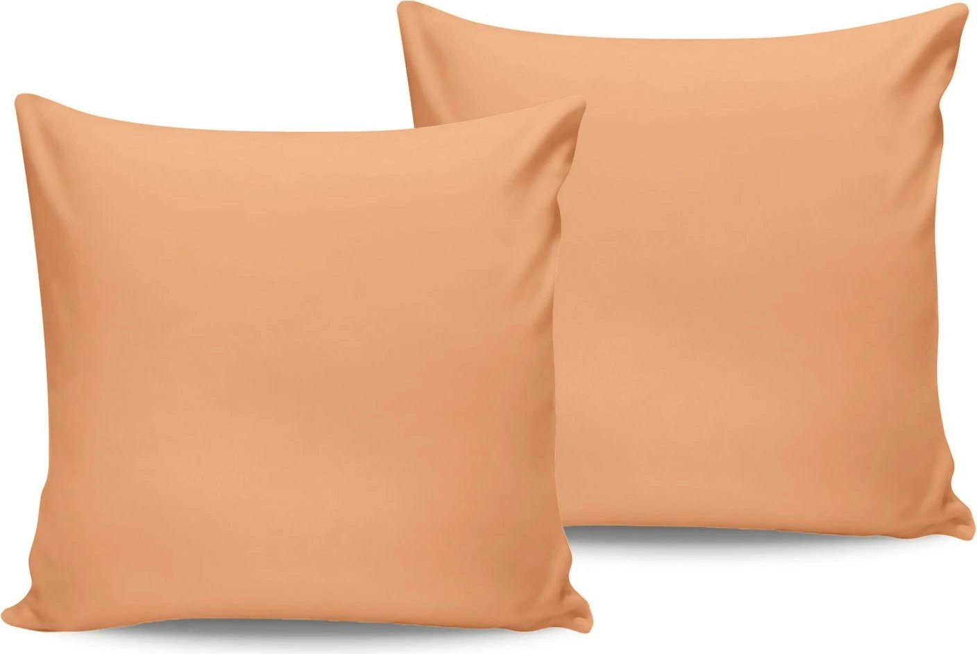 Set këllëfësh jastëku (2 copë), ngjyrë portokalli e zbehtë, L'essentiel