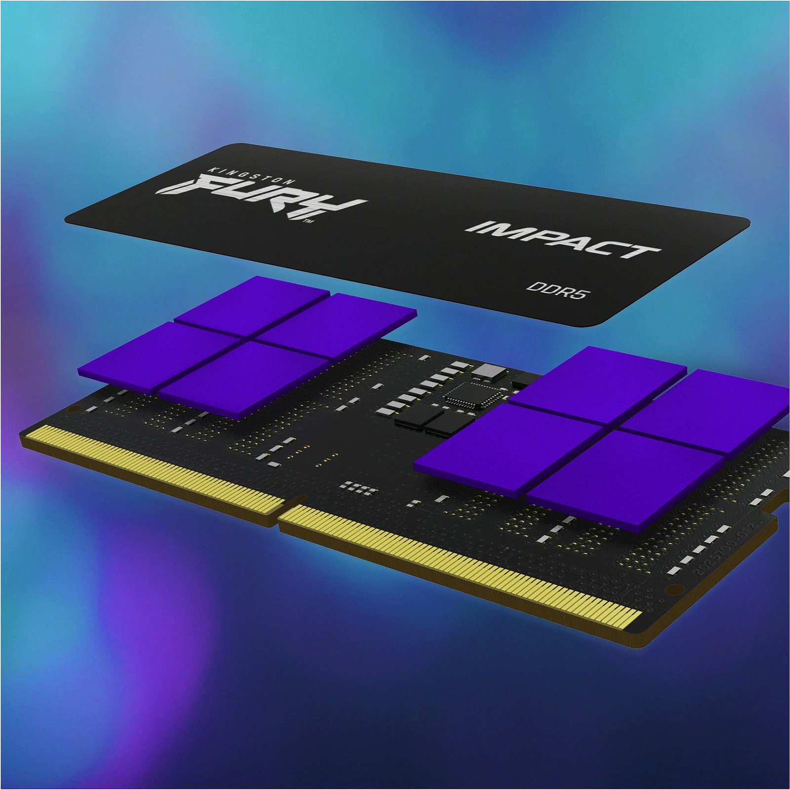 RAM Memorje Kingston FURY Impact 8GB DDR5 4800MT/s SO-DIMM e zezë