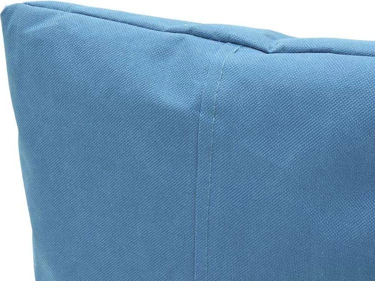 Karrige pufi Norm, material i papërshkueshëm nga uji, ngjyrë e kaltër e çelët