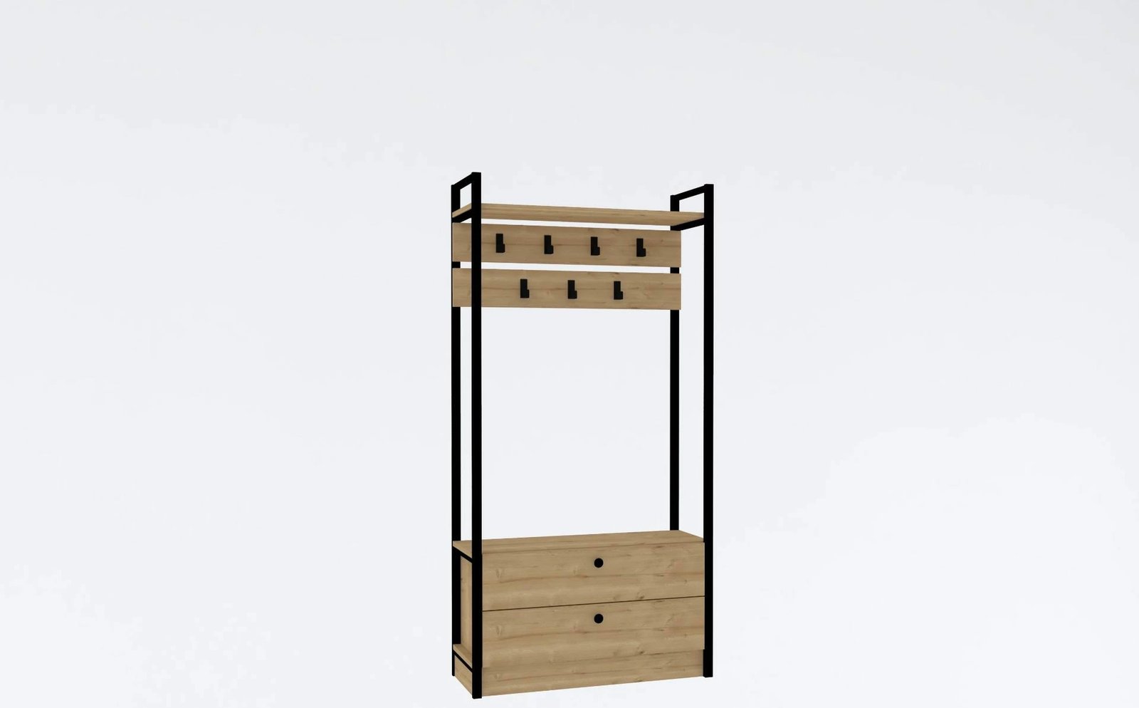 Stendë për korridor Hanah Home, Manolya, ngjyrë safir dhe e zezë