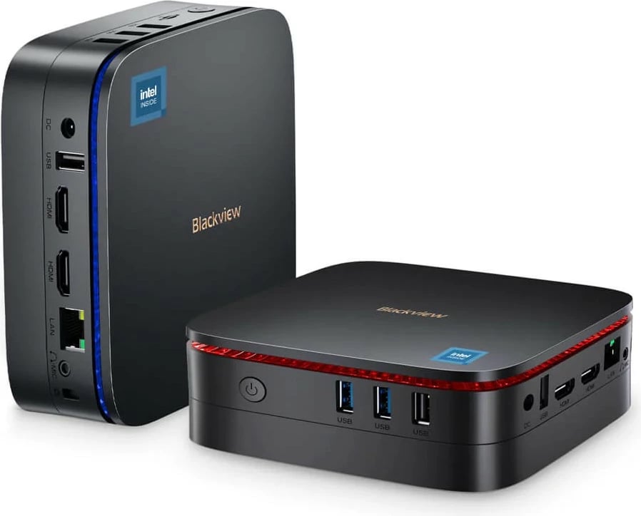 kompjuter mini, Blackview, MP60, Intel N150 deri 3.6 GHz, 16 GB RAM Memorje, 1 TB SSD, Windows 11 Pro, i zi