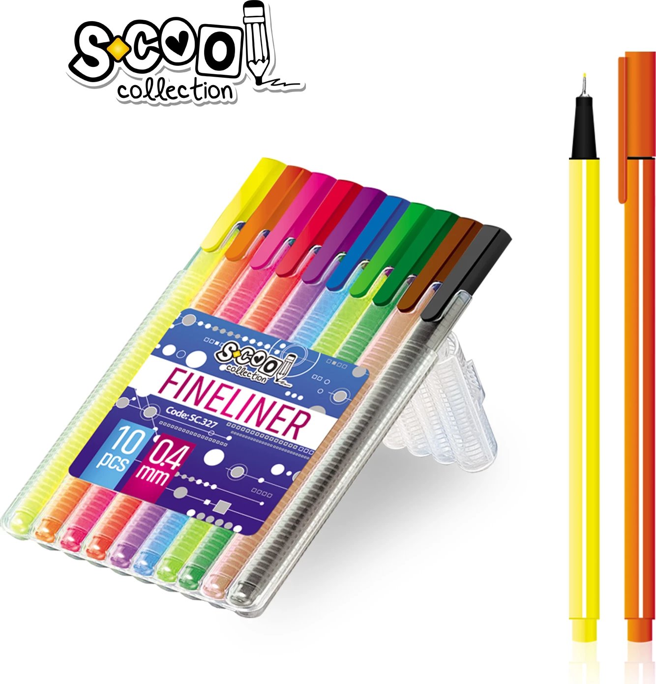 OSH FLLAMASTER FINELINER 0.4MM 1/10 SC327