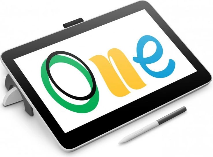 Tablet grafike Wacom One 13 touch, 33.8 cm, Pen, Touch, e bardhë