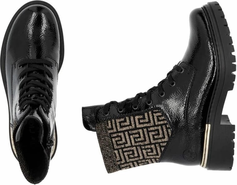 Çizme për femra Rieker, të zeza