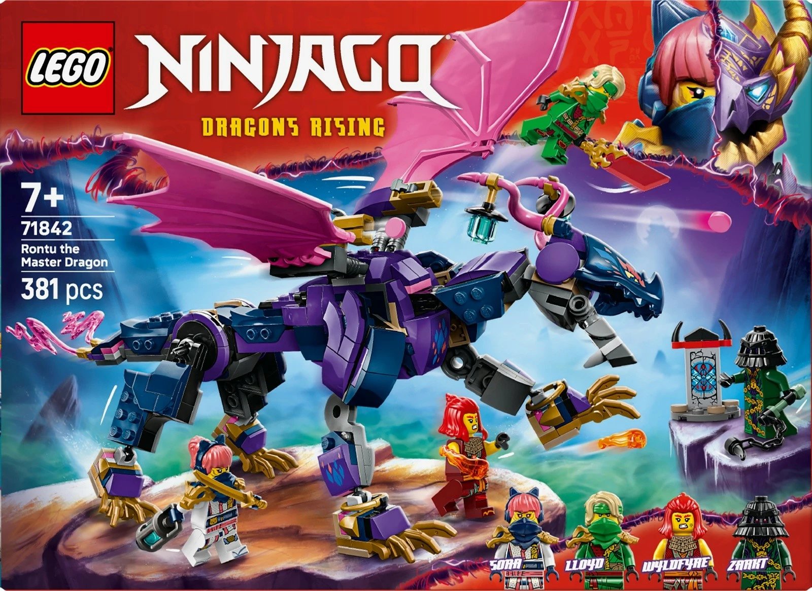 Set LEGO Ninjago Dragon Master Rontu 71842, 381 pjesë