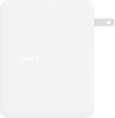 Karikues muri Belkin WCH014btWH, 140W, 4 porta (3x USB-C, 1x USB-A), i bardhë, me priza UK/EU/US