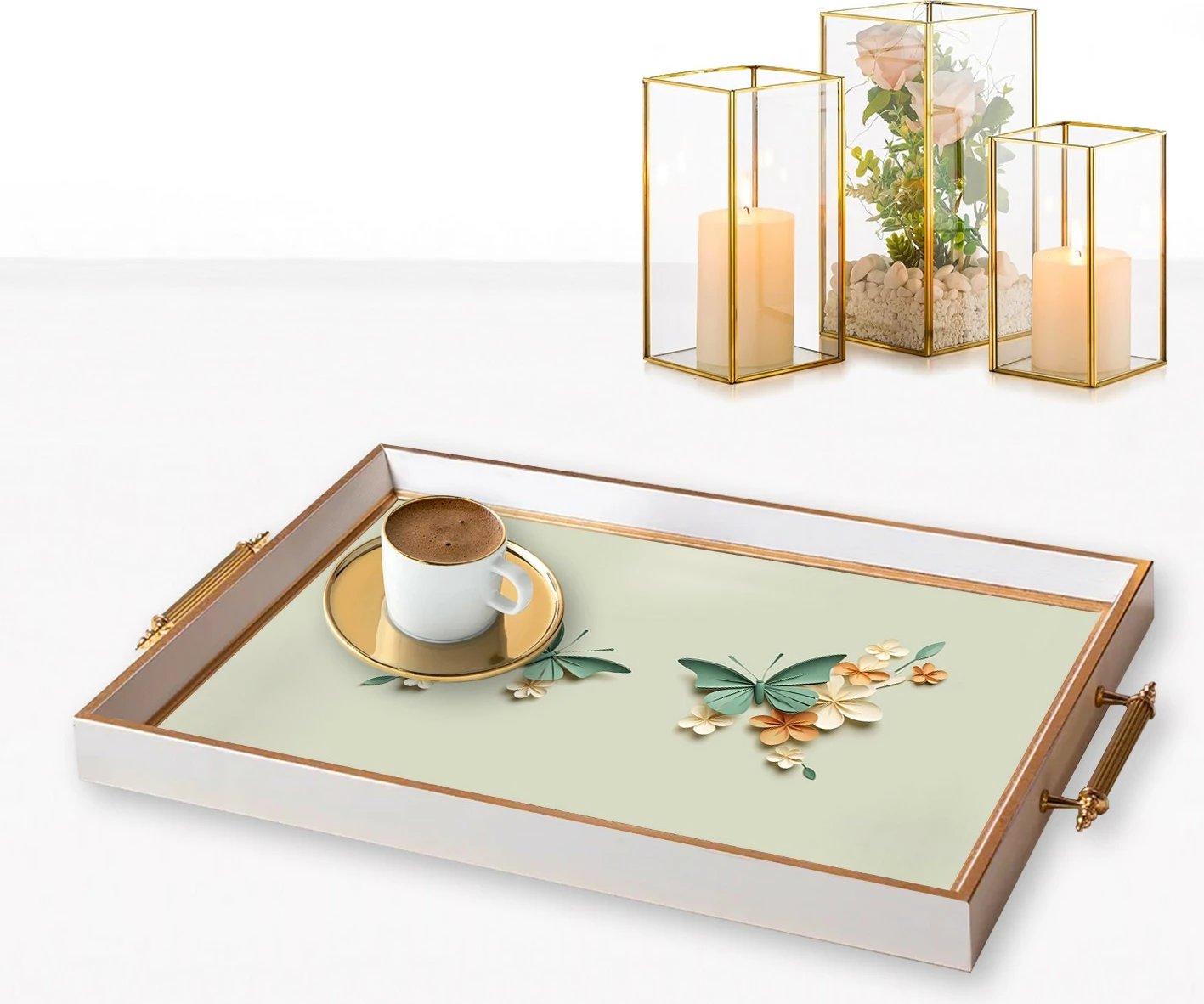 Tabaka qelqi Aberto Design, shumëngjyrëshe, TPB9932, 50x29x3.5cm