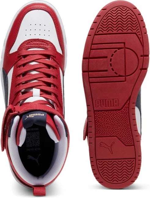 Atlete për meshkuj Puma, të bardha, të kuqe, të kaltër