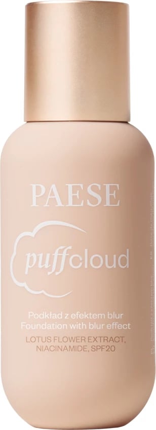 Fondatinë për femra Paese Puff Cloud Satin Blur Effect SPF20 01 Light Beige 37ml