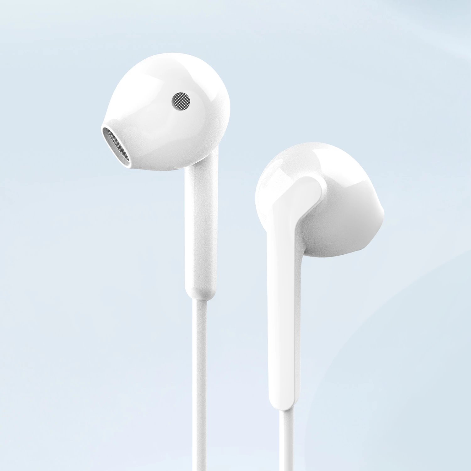 Kufje Dudao X3C me kabllo, USB-C, 1.2m, të bardha