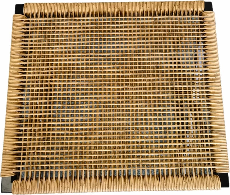 Raft bagazhesh Atlas, natyral e zi, 56x51x46