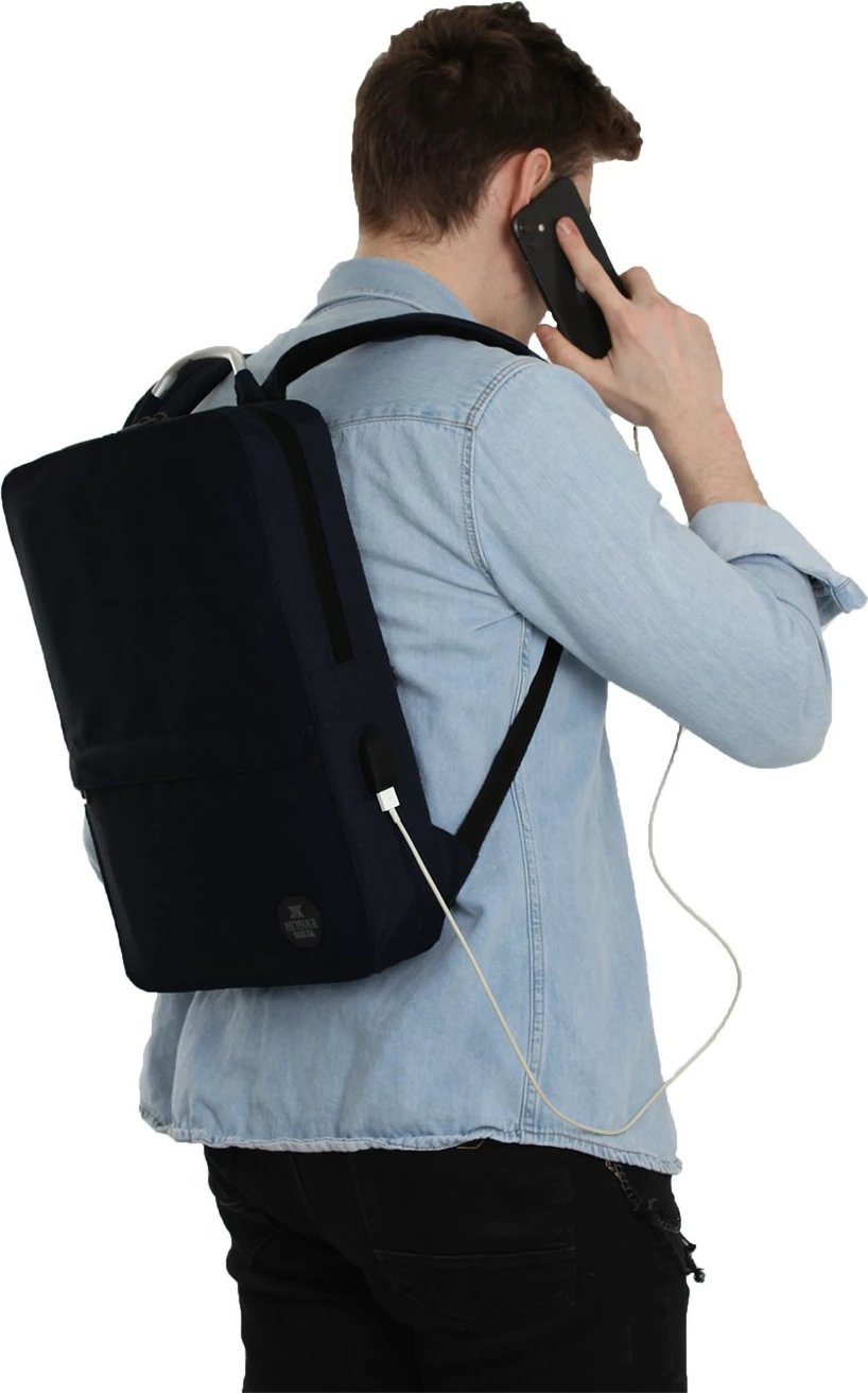 Çantë shpine për laptop Zoozie Bags, e zezë, 3130