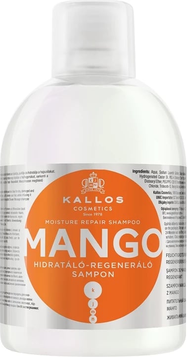Shampon për femra Kallos Mango Moisture Repair 1000ml