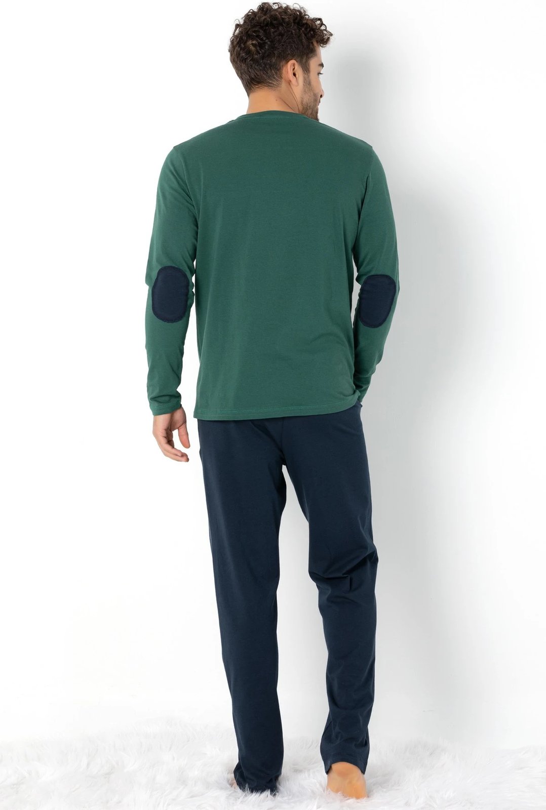 Set pizhamash për burra Jumeon, 002-000699002, e gjelbër