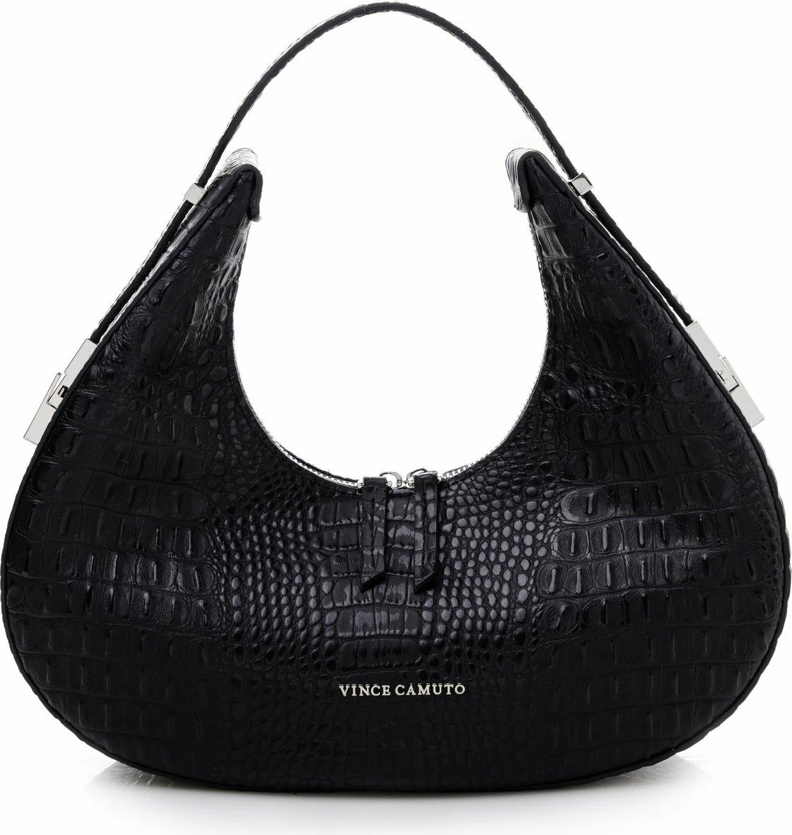 Çantë krahu Vince Camuto Riviera, krokodil e zezë