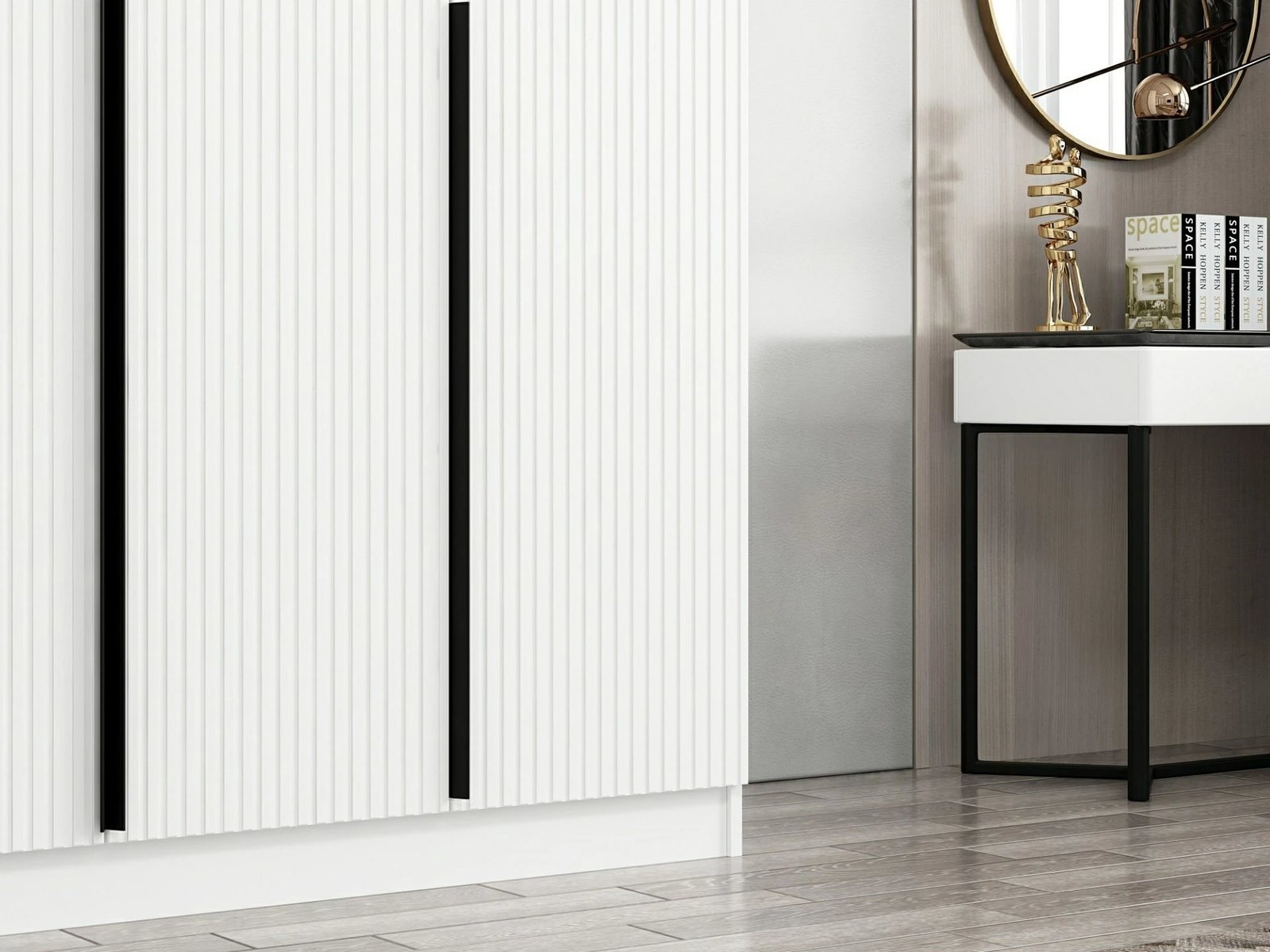 Dollap Skye Decor, ngjyrë e bardhë, 2288