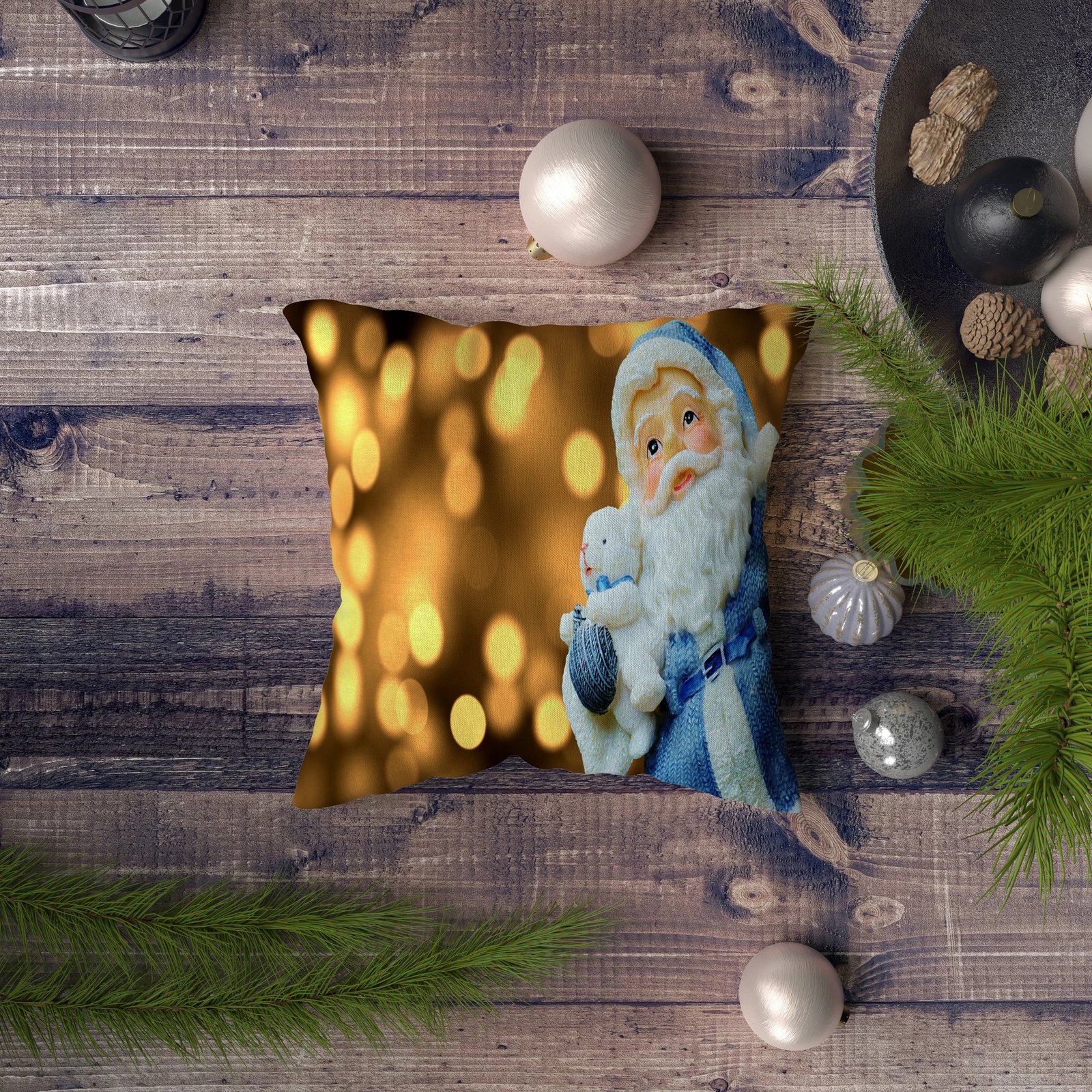 Jastëk dekorativ Aberto Design, NYXMAS104, shumëngjyrësh, 43x43cm