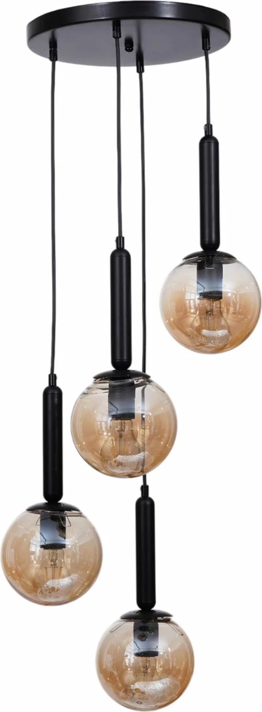 Llambë tavani Opviq, ngjyrë mjaltë dhe e zezë, 9058-4 Llambë tavani Opviq, ngjyrë mjaltë dhe e zezë, 9058-4