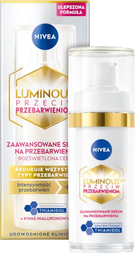 Serumi për fytyrë Nivea Luminous630 Advanced Brightening për femra 30ml Serumi për fytyrë Nivea Luminous630 Advanced Brightening për femra 30ml