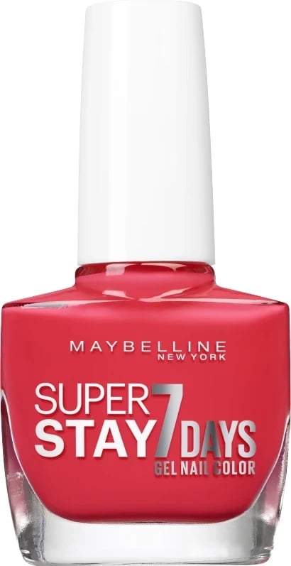 Llak për thonj Maybelline, Super Stay 7 Days Forever Strong, 490 Hot Salsa, 10ml