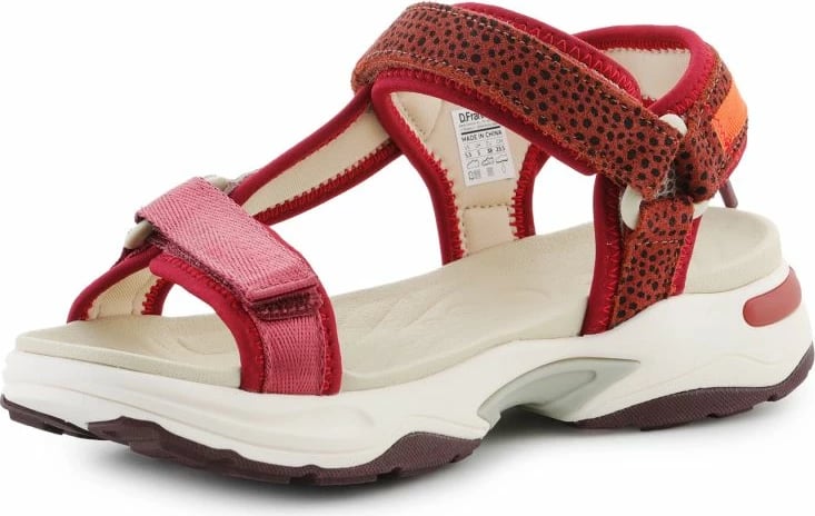 Atlete sandale për femra D.Franklin, të kuqe