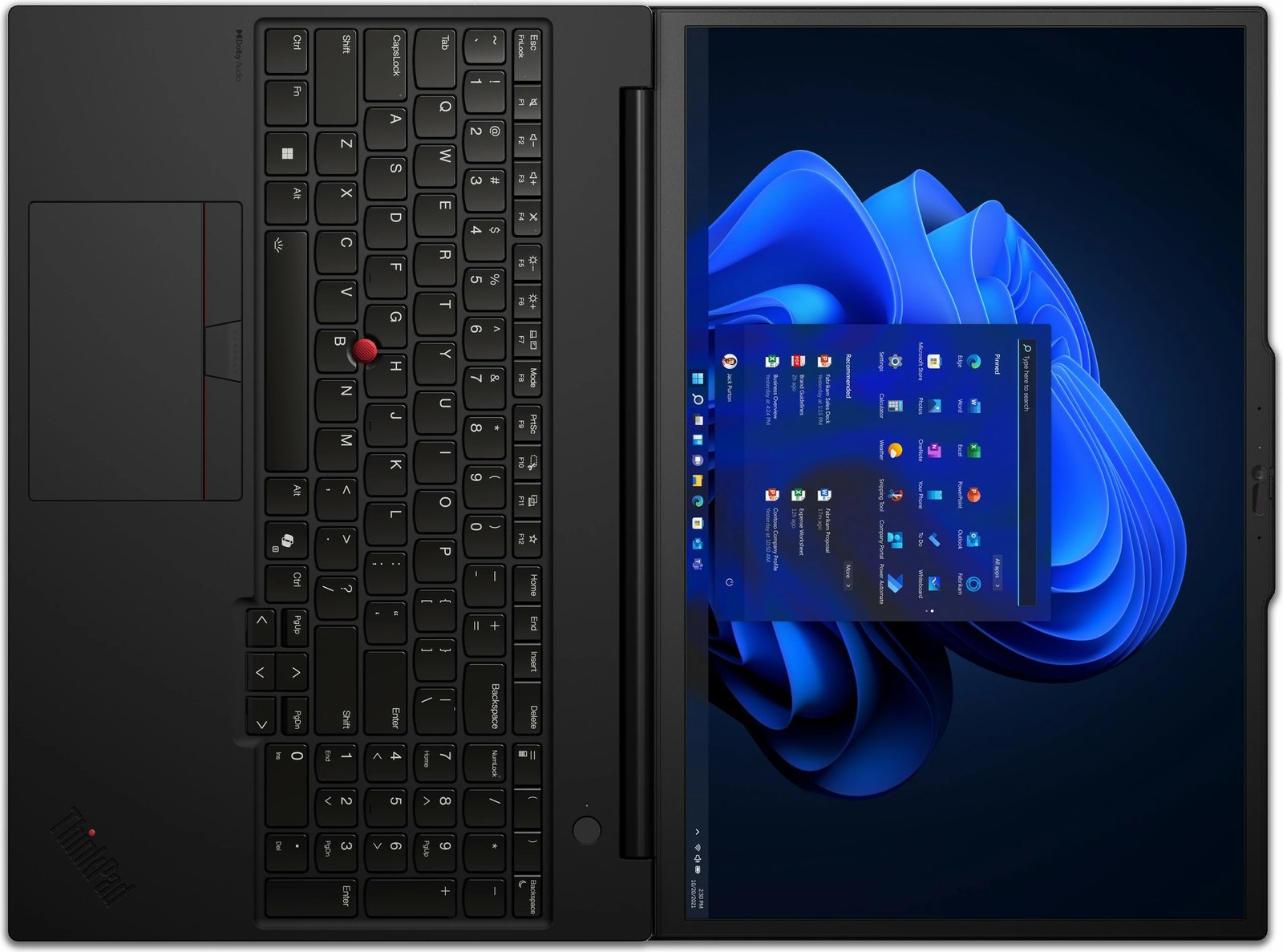 Laptop Lenovo ThinkPad P16s Gen 3, Intel Core Ultra 9, 64 GB RAM, 1 TB, 16 inch, e zezë