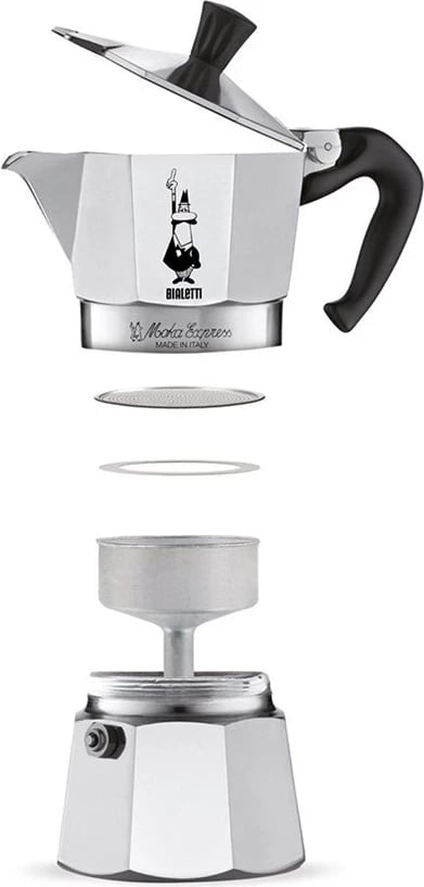 Kafjezja Bialetti Moka Express, 0.3 L, Alumin