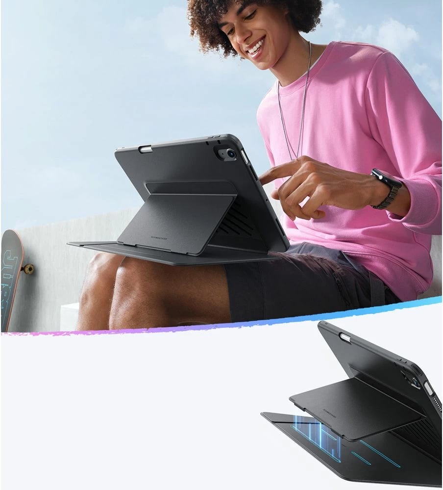 Mbështjellës ESR Flip Hybrid për iPad 10.9" (2020-2022) / 11" (2024-2025), i zi