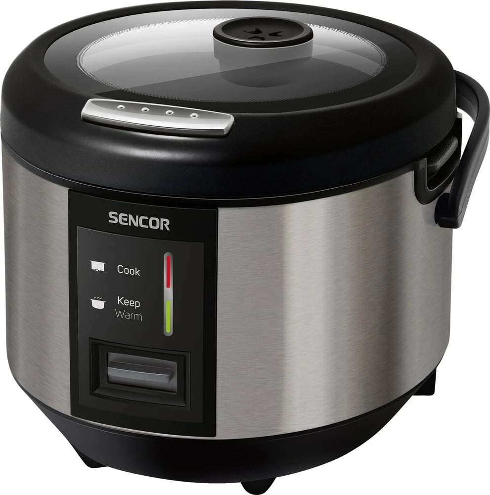 Tenxhere speciale për gatimin e orizit Sencor SRM 1890SS, 700 W, 1.8 l, e argjendtë