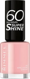 Llak për thonj Rimmel London 60 Seconds Super Shine 262 Ring A Ring O'Roses unisex rozë e lehtë