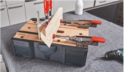 Set veglash Bessey Schnellspanner-Systainer STC-S-MFT, kuti plastike, ngjyrë e zezë