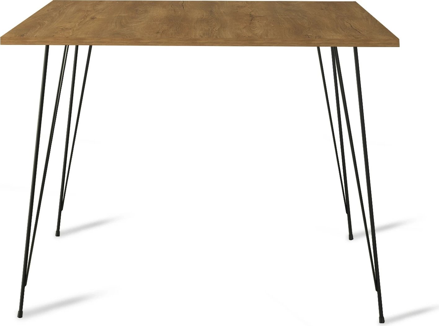 Tavolinë Hanah Home, katrore, ngjyrë lisi kaukazian, Sandalf