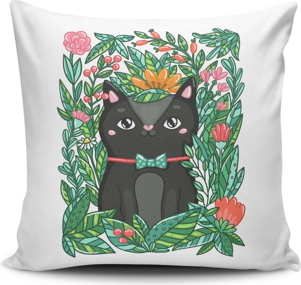 Jastëk Aberto Design, NKRLNT-379, shumëngjyrësh, 43x43cm