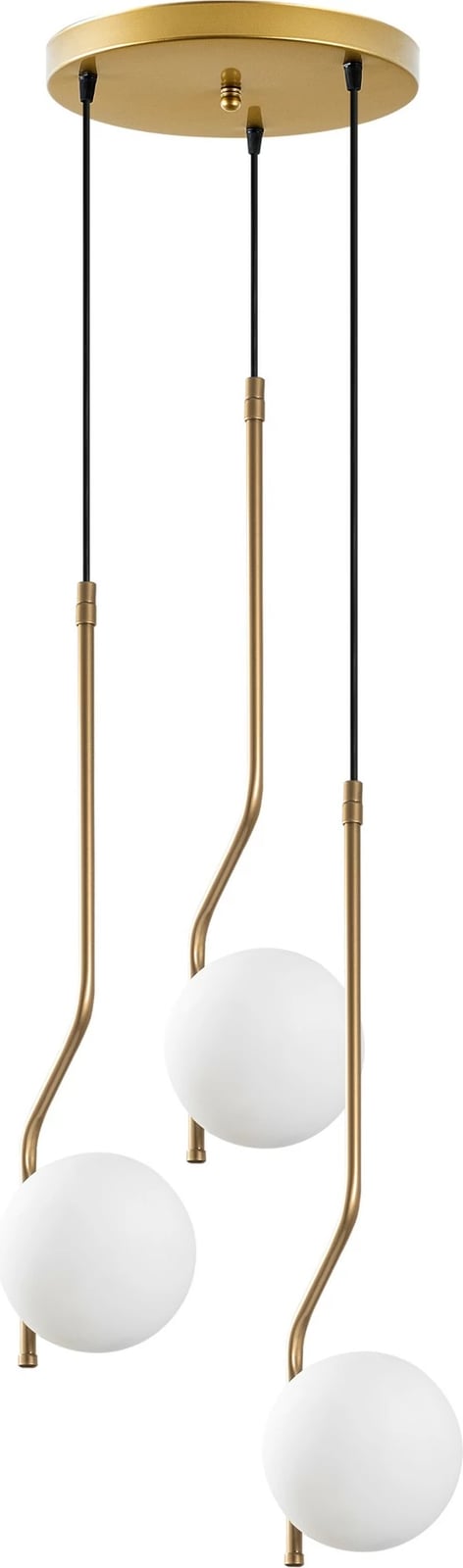 Llambë tavani Opviq Tulıp, ngjyrë ari, 35x35x110cm