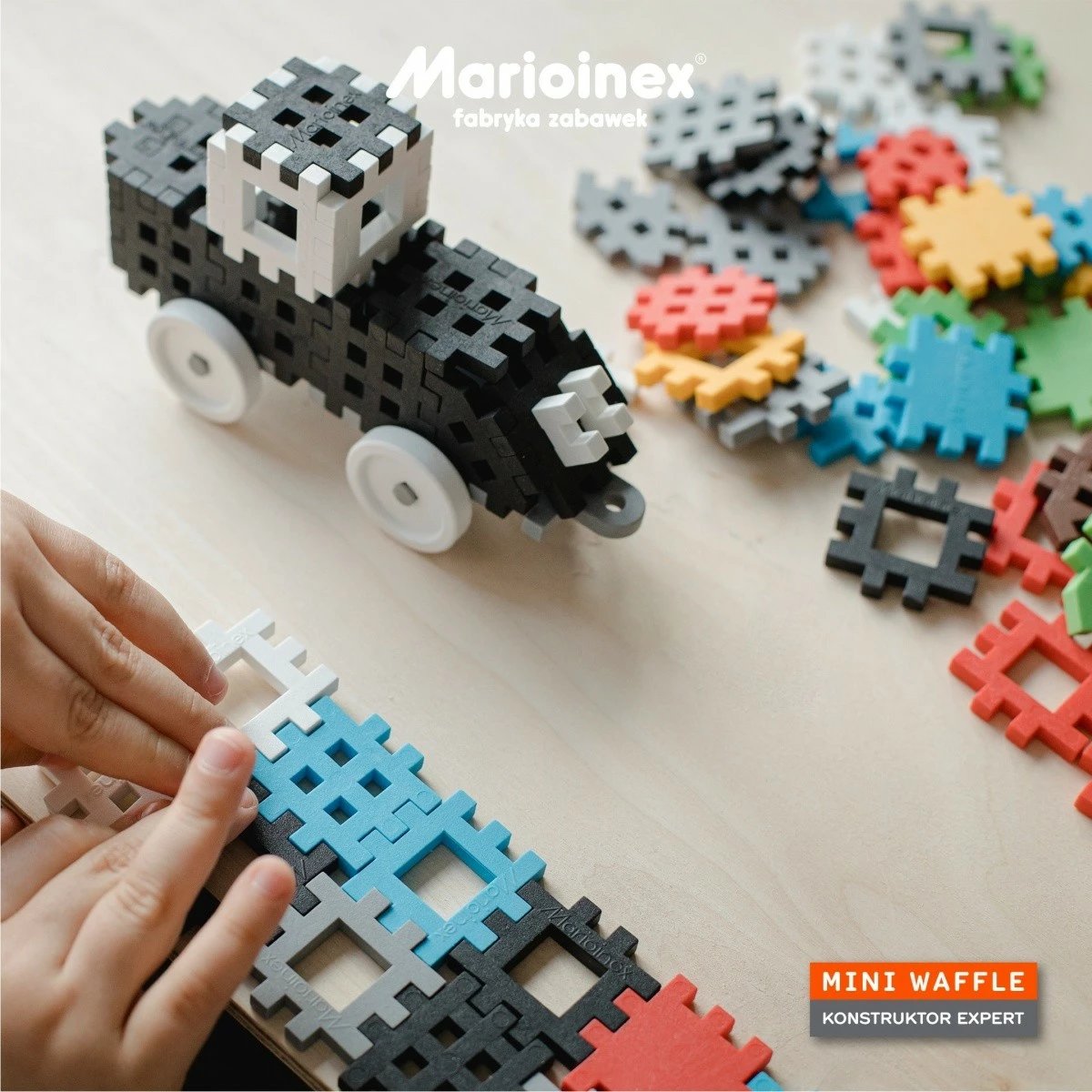 Set ndërtimi Marioinex Mini Waffle Constructor Expert, 501 pjesë, plastikë, për fëmijë