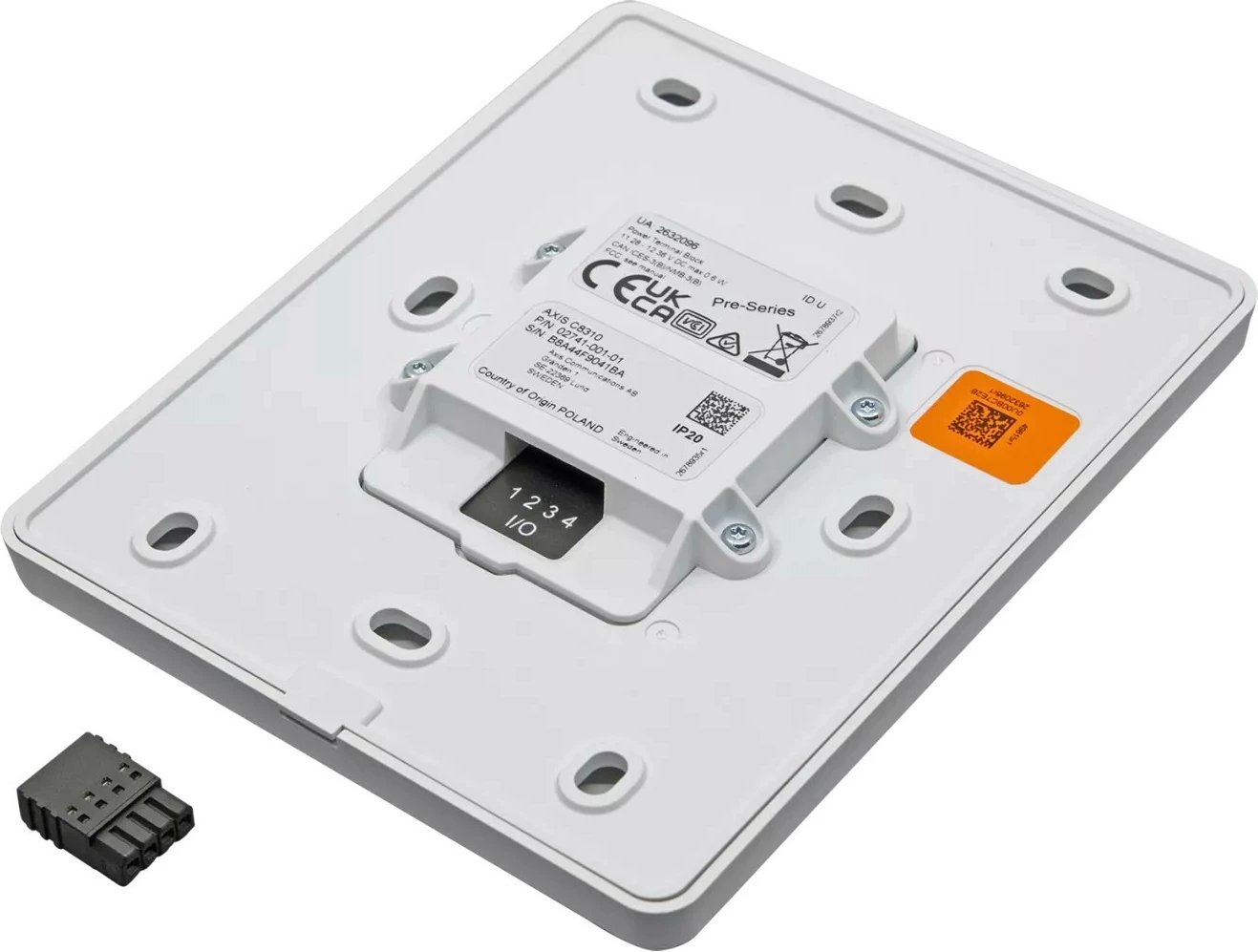 Kontrollues volumi Axis C8310, montim në mur, i bardhë