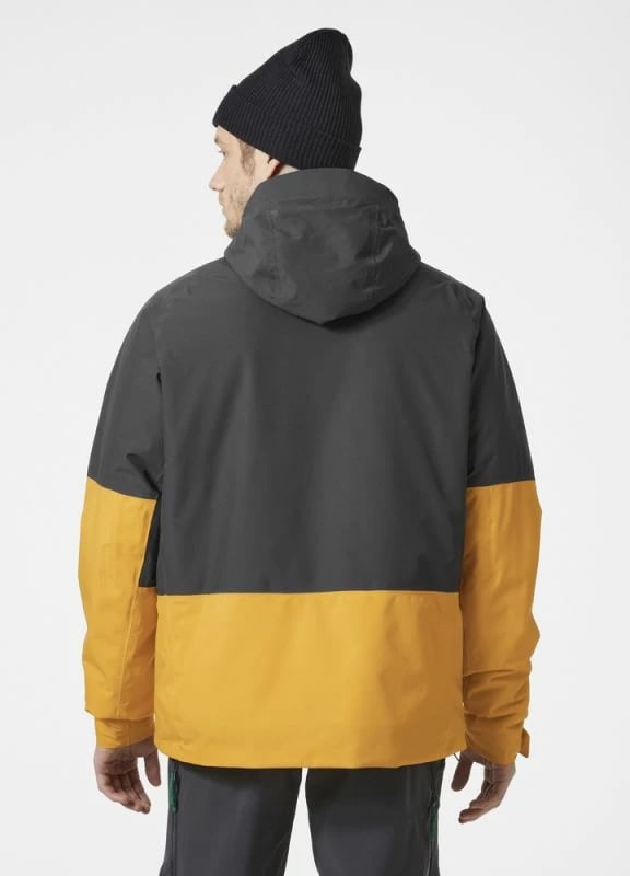 Jakne për meshkuj Helly Hansen, e zezë dhe portokalli